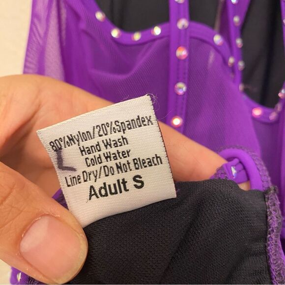 Purple Kids Dance Costume - Picture 11 of 11